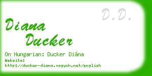 diana ducker business card